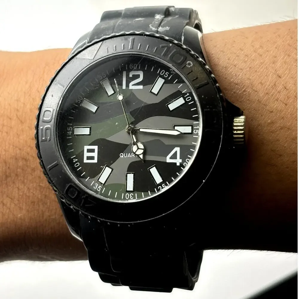 Black Camo Men's Watch